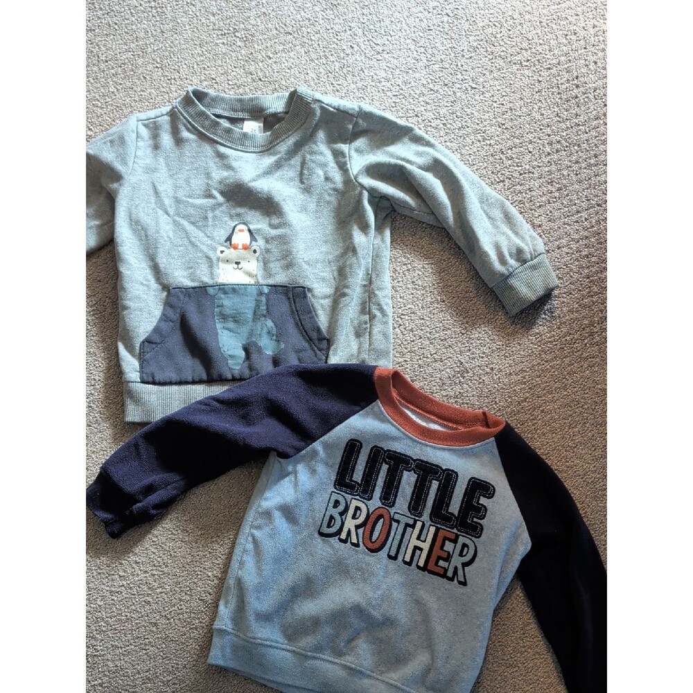 2 Carter Sweatshirts for Kids - Blue & Navy